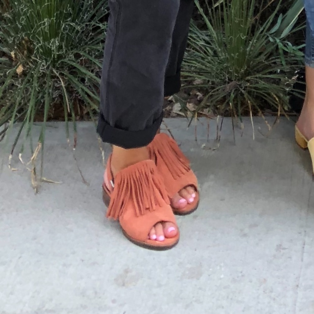 Matisse sandals, worn once as shown in pic!
